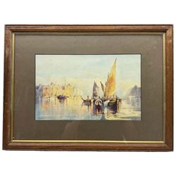 Henry Hughes Richardson (British 1882-1964): Venetian Lagoon, watercolour signed