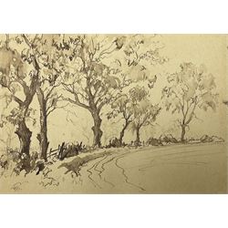 Albert Thomas Pile (British 1882-1981): 'Brighouse - Some Sketches done from 1946 to 1951', original sketchbook comprising approximately 35 pen and ink sketches, variously signed titled and dated, overall 21cm x 33cm