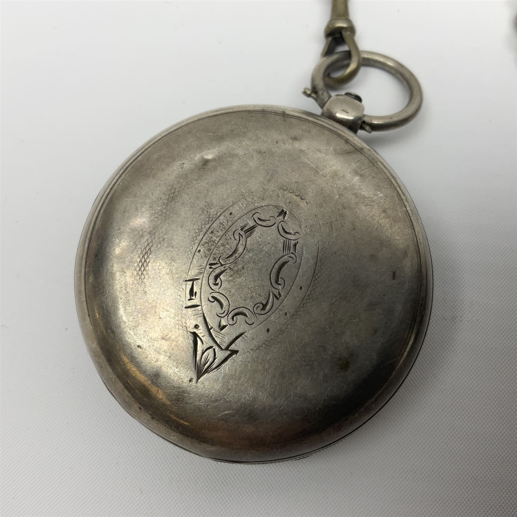 Two silver cased keywind pocket watches, hallmarked