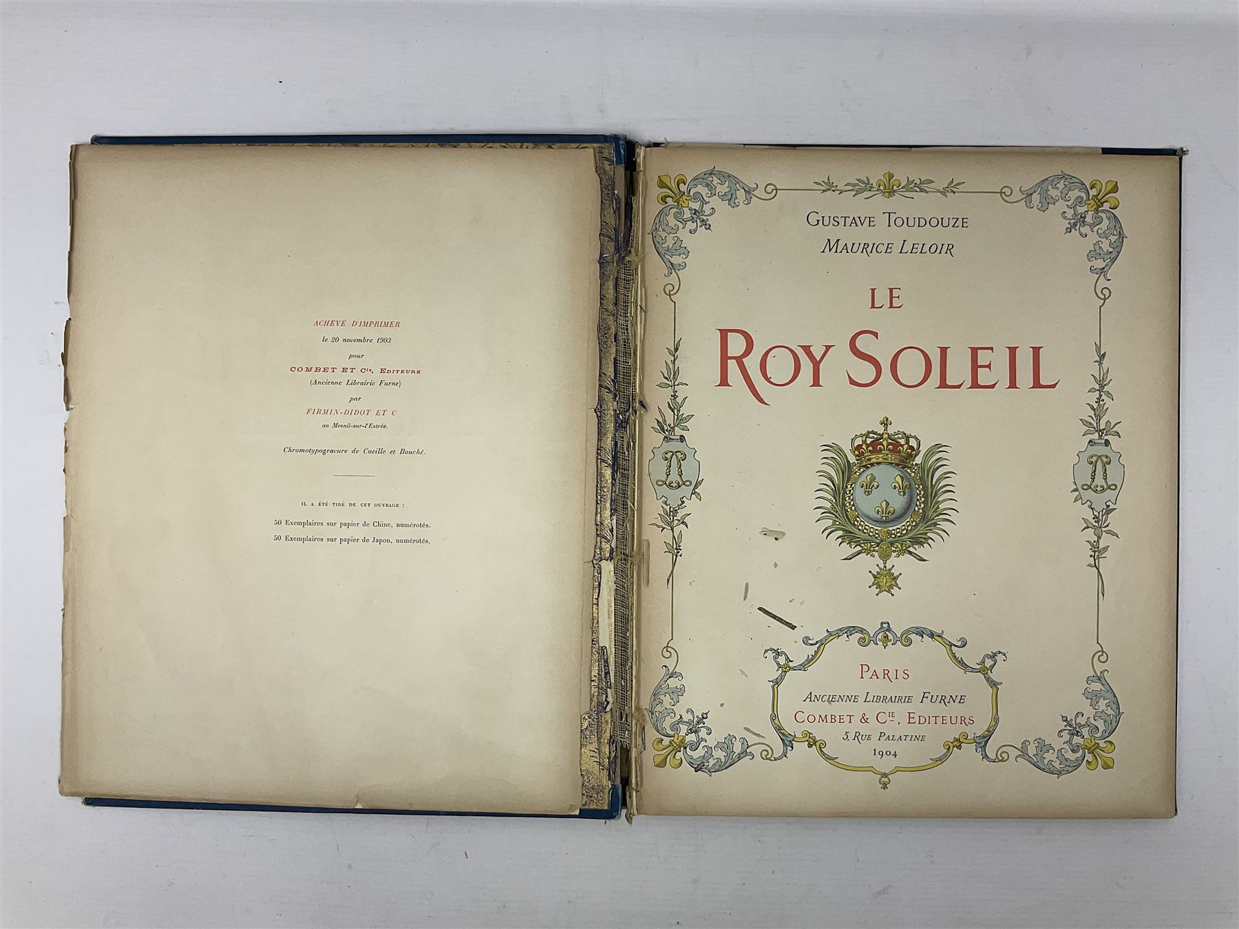 Gustave Toudouze; Le Roy Soleil, ill Maurice Leloir, 1904