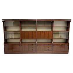 Greaves & Thomas - four-sectional combination wall unit