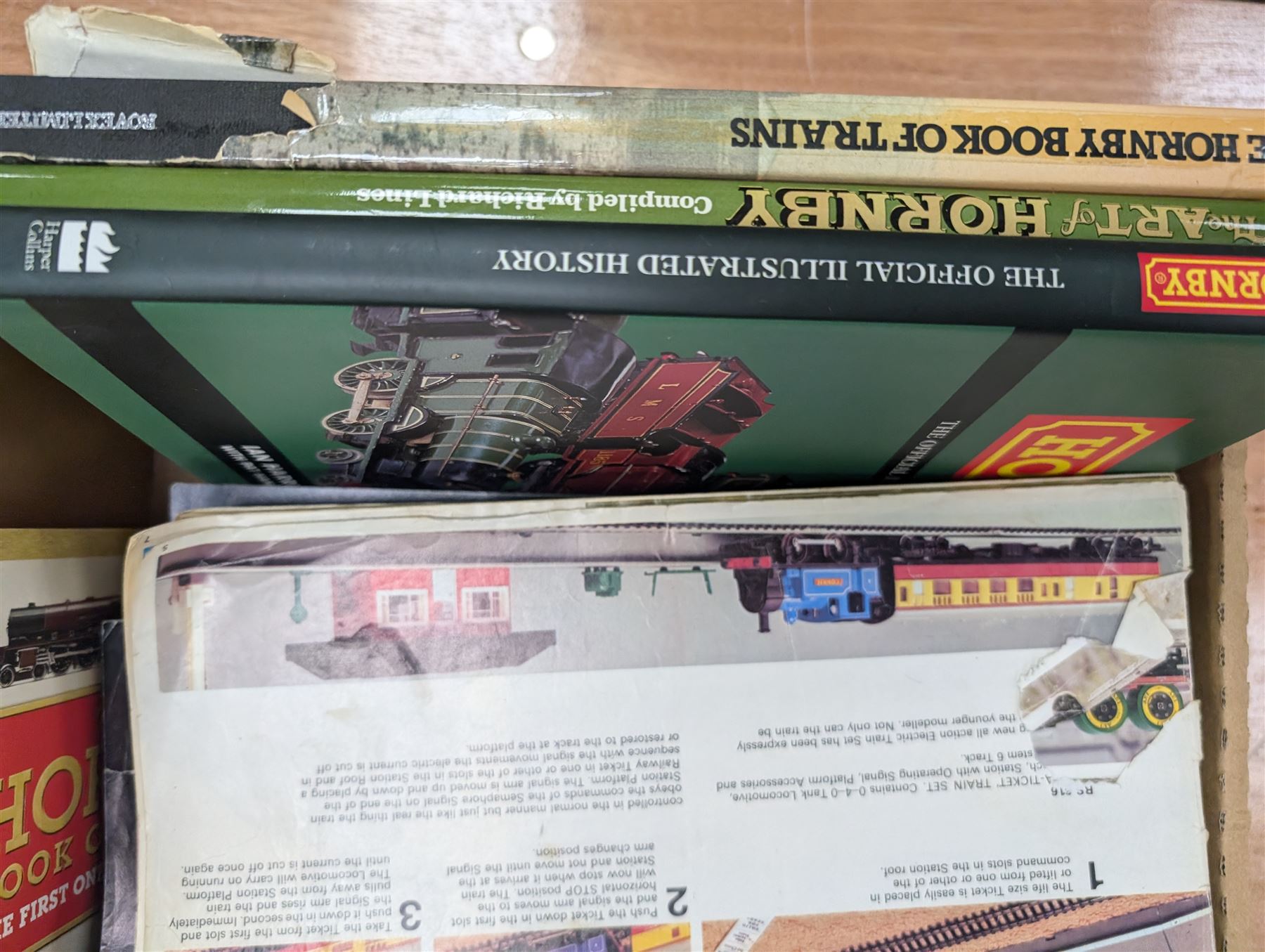 Large collection of Hornby model railway books and catalogues, including The Story of Rovex Volumes 1, 2 and 3 by Pat Hammond, Hornby Dublo Companion book, Hornby Book of Trains first 100 years by Pat Hammond, etc 