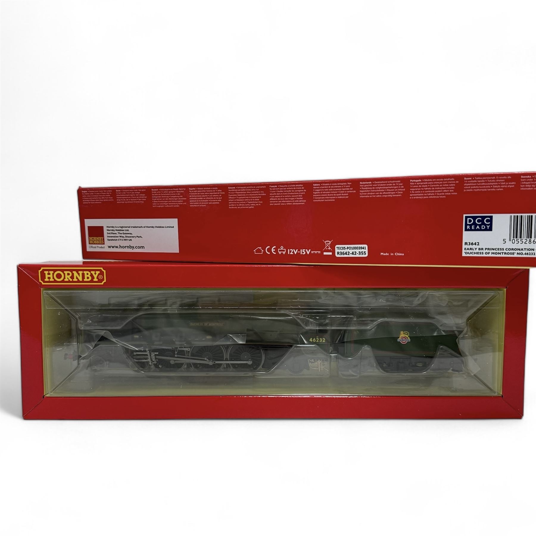 Hornby '00' gauge locomotive R362 Early BR Princess Coronation Class 4-6-2 Duchess of Montrose no. 46232, boxed 