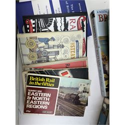 Collection of railway and model railway interest books, including LNER, British Rail and local North Yorkshire examples