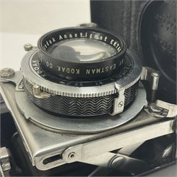 Kodak Bantam Special Folding Rangefinder Camera black serial no 5223973, circa 1936-40, with 'Kodak Anastigmat Ektar f;2 45mm' lens, serial no.6099