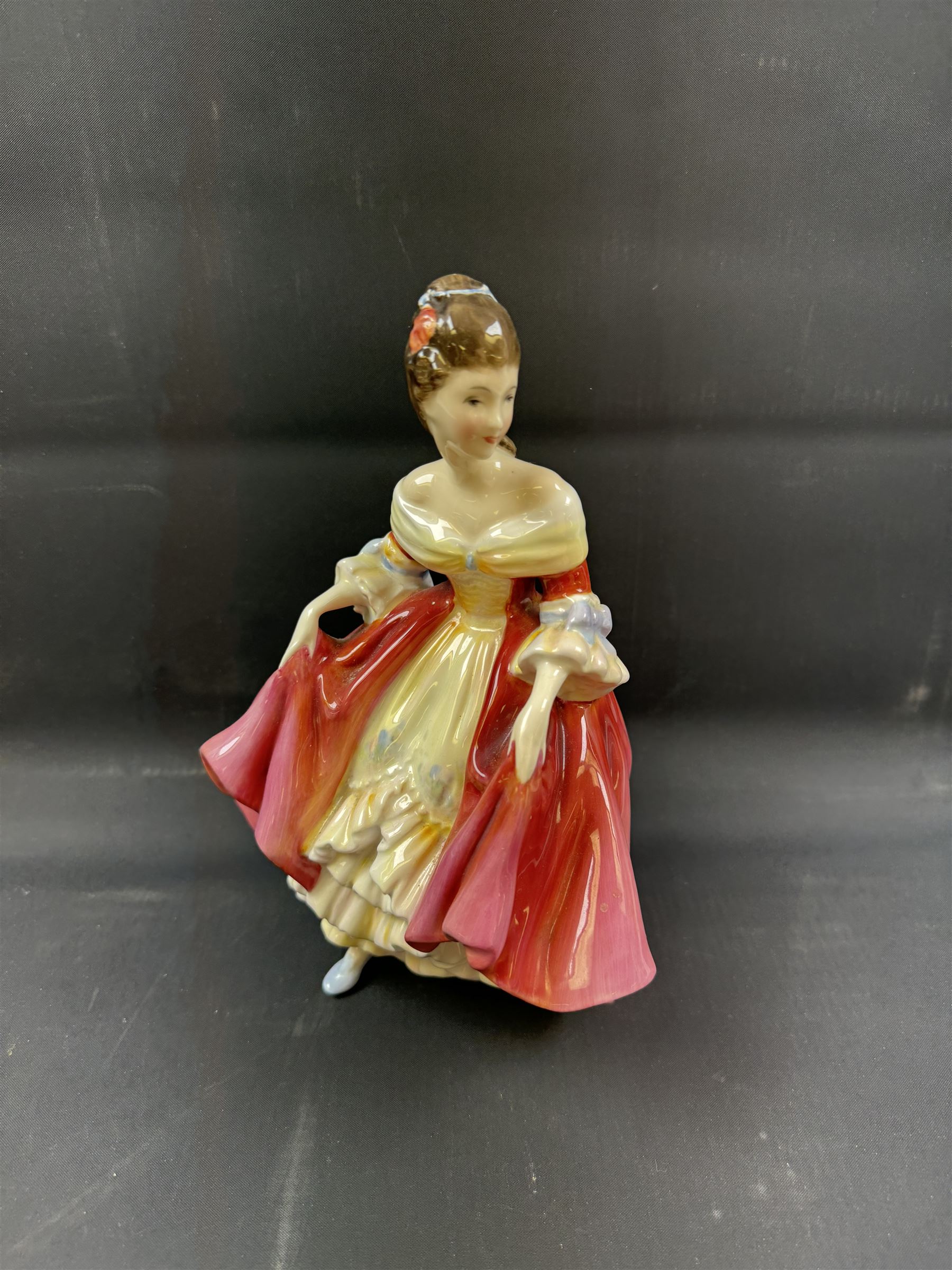 Eight Royal Doulton figures, including Southern Belle, Soiree, Sandra etc 