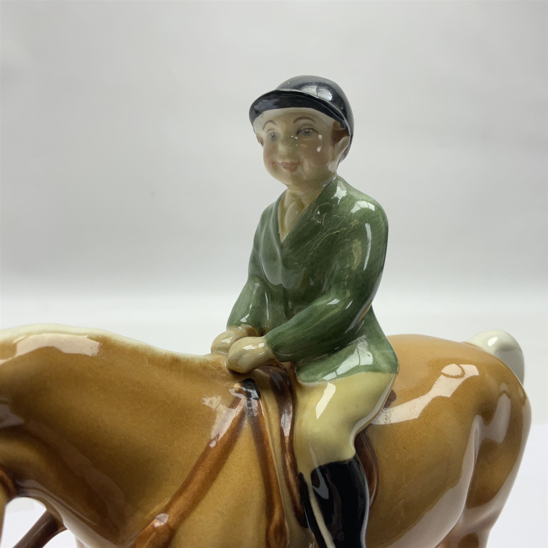 Beswick boy on palomino pony No 1500, H15cm