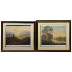 Gerald Coulson (British 2026-2021): 'Time for Home' and 'Summer Reflections', pair colour prints signed in pencil 44cm x 52cm (2)