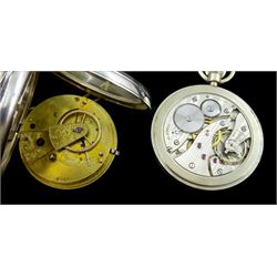 9ct gold manual wind wristwatch, Chester 1943, the back case with engraved initials, Victorian silver lever pocket watch, case by Charles Cooke, Chester 1890 and a Military issue pocket watch,  screw back case with issue markings ^ B39693