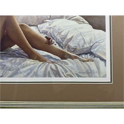 Steve Hanks (American 1949-2015): 'Southwestern Bedroom' and 'To Search Within, two artist proof lithographs signed and respectively numbered 156/165 and 28/99 max 42cm x 72cm (2)