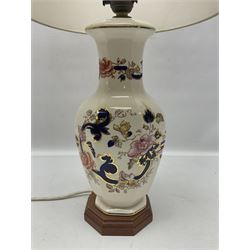 Masons Mandalay pattern lamp, H35cm