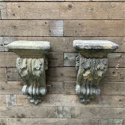 Pair of Victorian design cast stone architectural Corbel brackets - THIS LOT IS TO BE COLLECTED BY APPOINTMENT FROM DUGGLEBY STORAGE, GREAT HILL, EASTFIELD, SCARBOROUGH, YO11 3TX