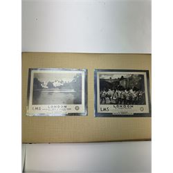 Two Jordison and Co Ltd archive books, folders with photographs of WWII posters, Souvenir booklet etc  