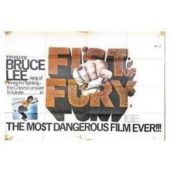 Bruce Lee 'Fists of Fury' original 1972 UK film poster