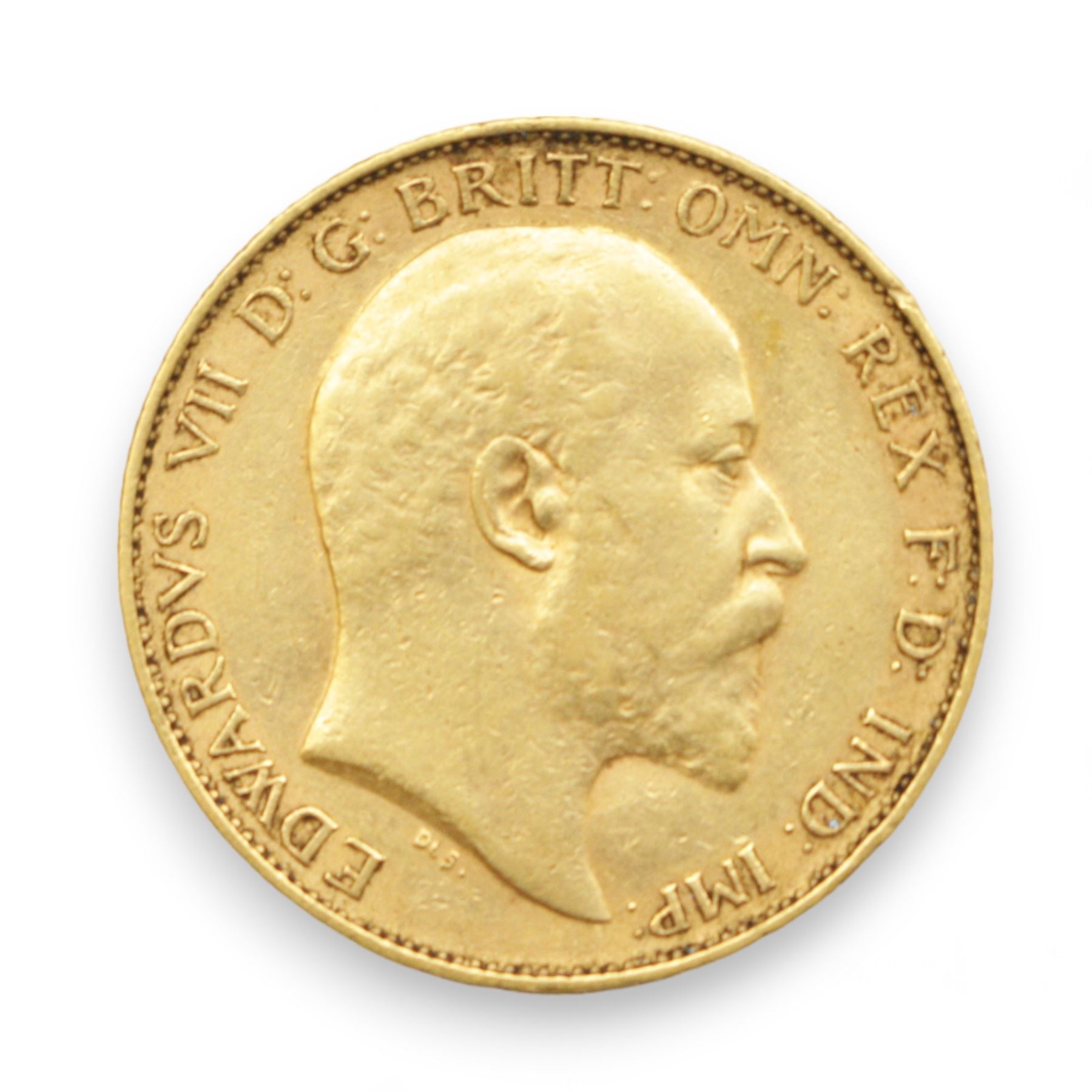 King Edward VII 1903 gold half sovereign coin