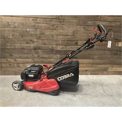 Cobra 575iS petrol lawnmower, electric start, with battery and charger