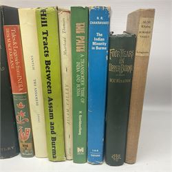 Burma and North East India - twenty books including The Burmese Empire by Father Sangermano. 1893; My Three Years in Manipur by Ethel St. Clair Grimwood. 1892; Shans at Home by Mrs. Leslie Milne. 1910; Four Years in Upper Burma by W.R. Winston. 1892; The Soul of People by H. Fielding. 1898; History of Upper Assam, Upper Burmah and North-Eastern Frontier by L.W. Shakespear. 1914; and fourteen others (20)