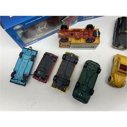 Corgi - approximately forty die-cast models of various scales to include ‘On the Move’ CC11406 and CC11407, both boxed; Renault 16, Ford Consul Classic, Vanwall Racing Car etc 