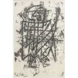 Paul Klee (Swiss/German 1879-1940): Abstract, monochrome lithograph 20cm x 13.5cm