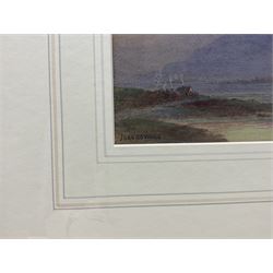 John Sowden (Bradford 1838-1926): 'Loch Leven', watercolour signed, titled verso 12cm x 17cm