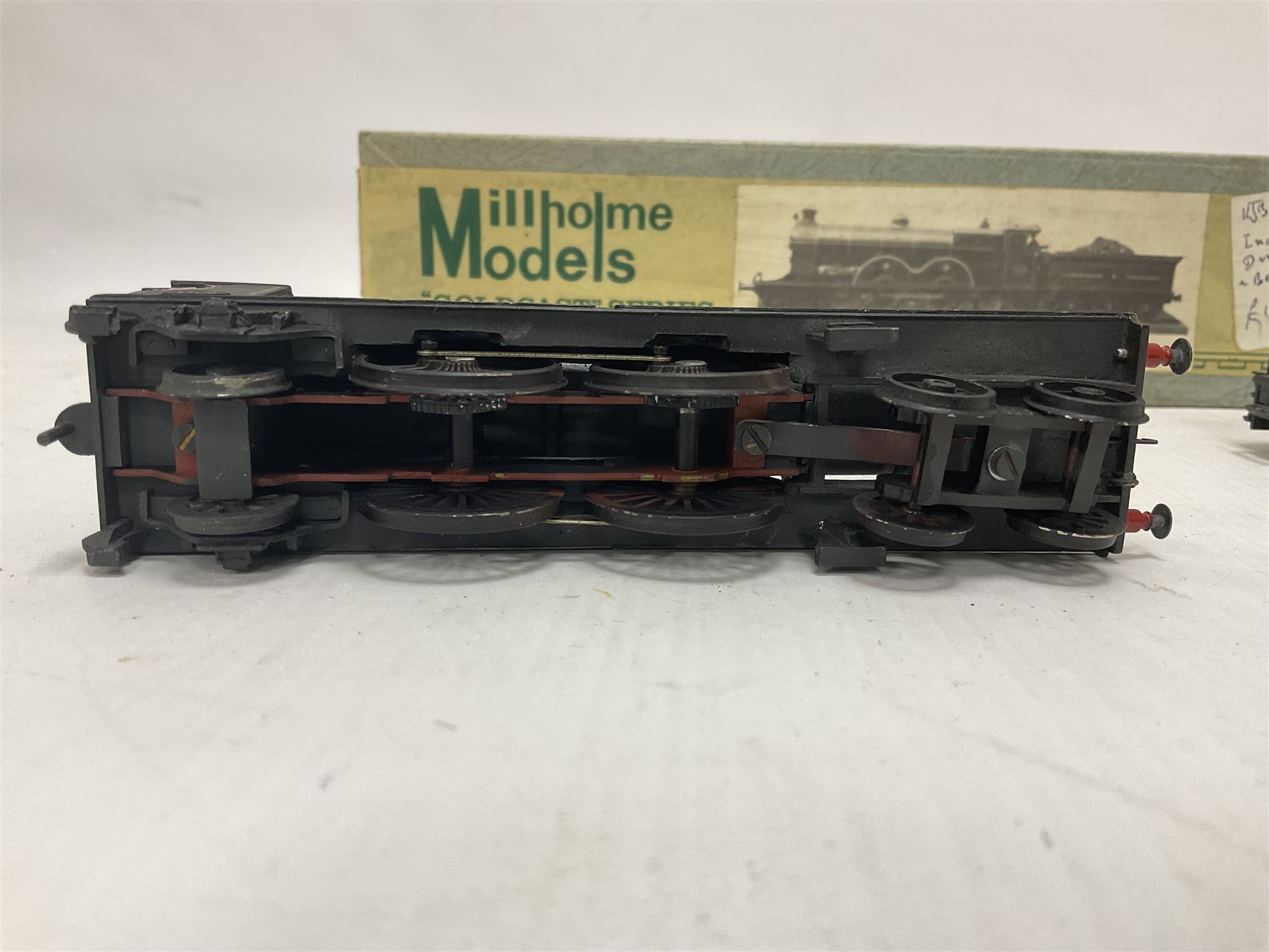 Millholme Models ‘00’ gauge - kit built ‘Goldcast’ series L.&Y. Aspinal Atlantic 4-4-2 no.1406 steam locomotive and tender in LYR black; with original box 