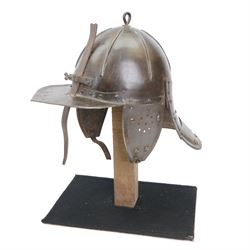 Reproduction 17th century one bar lobster tail helmet