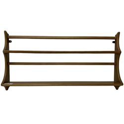 Ercol - small elm plate rack