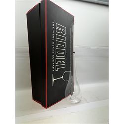 Riedel Swan glass decanter, with original box, H61cm