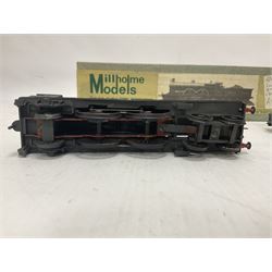 Millholme Models ‘00’ gauge - kit built ‘Goldcast’ series L.&Y. Aspinal Atlantic 4-4-2 no.1406 steam locomotive and tender in LYR black; with original box 