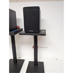 Pair of Brennan BSP50 speakers and speaker stands 