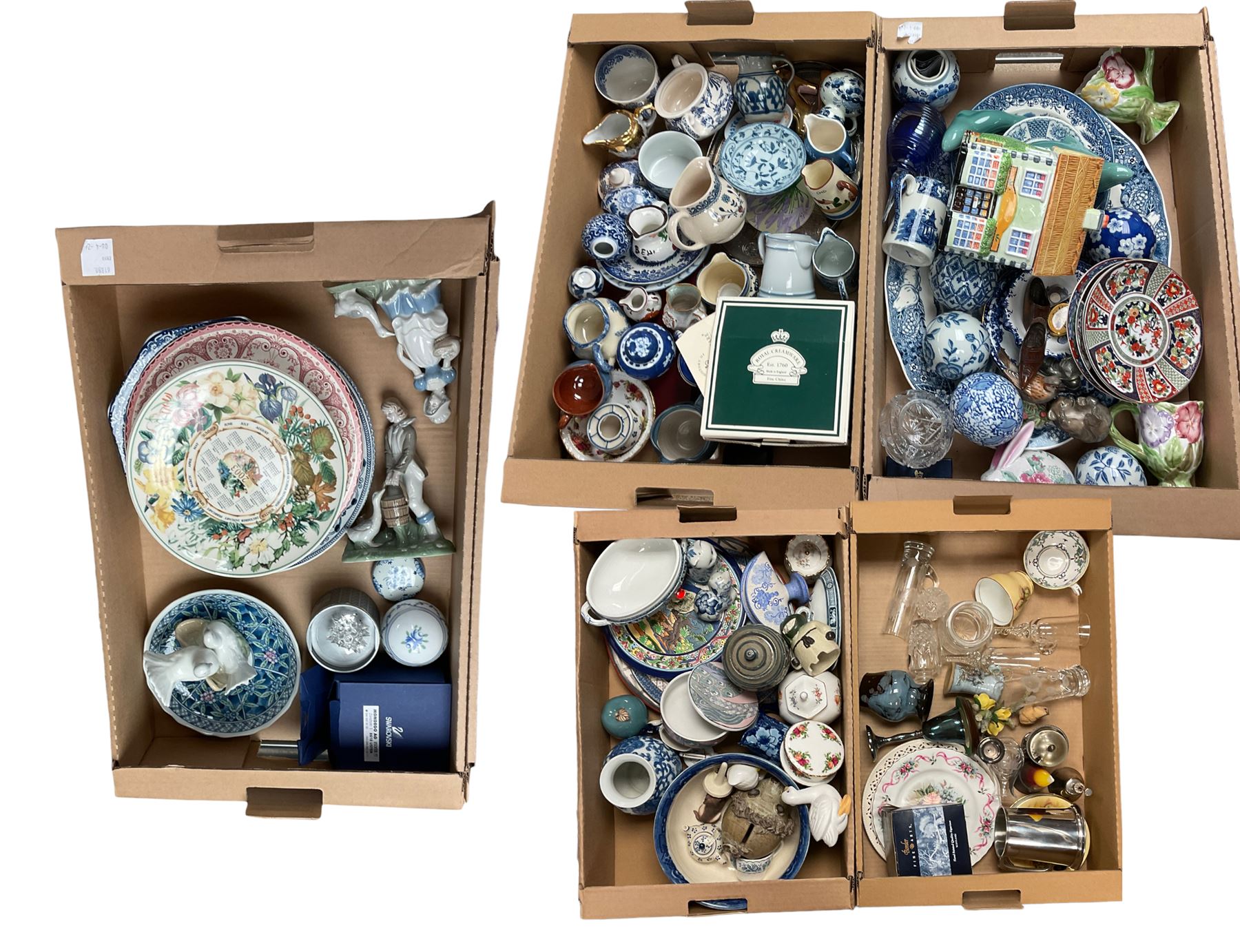 Royal Copenhagen bear no 1124, together with a collection of ceramics and other collectables, in five boxes  