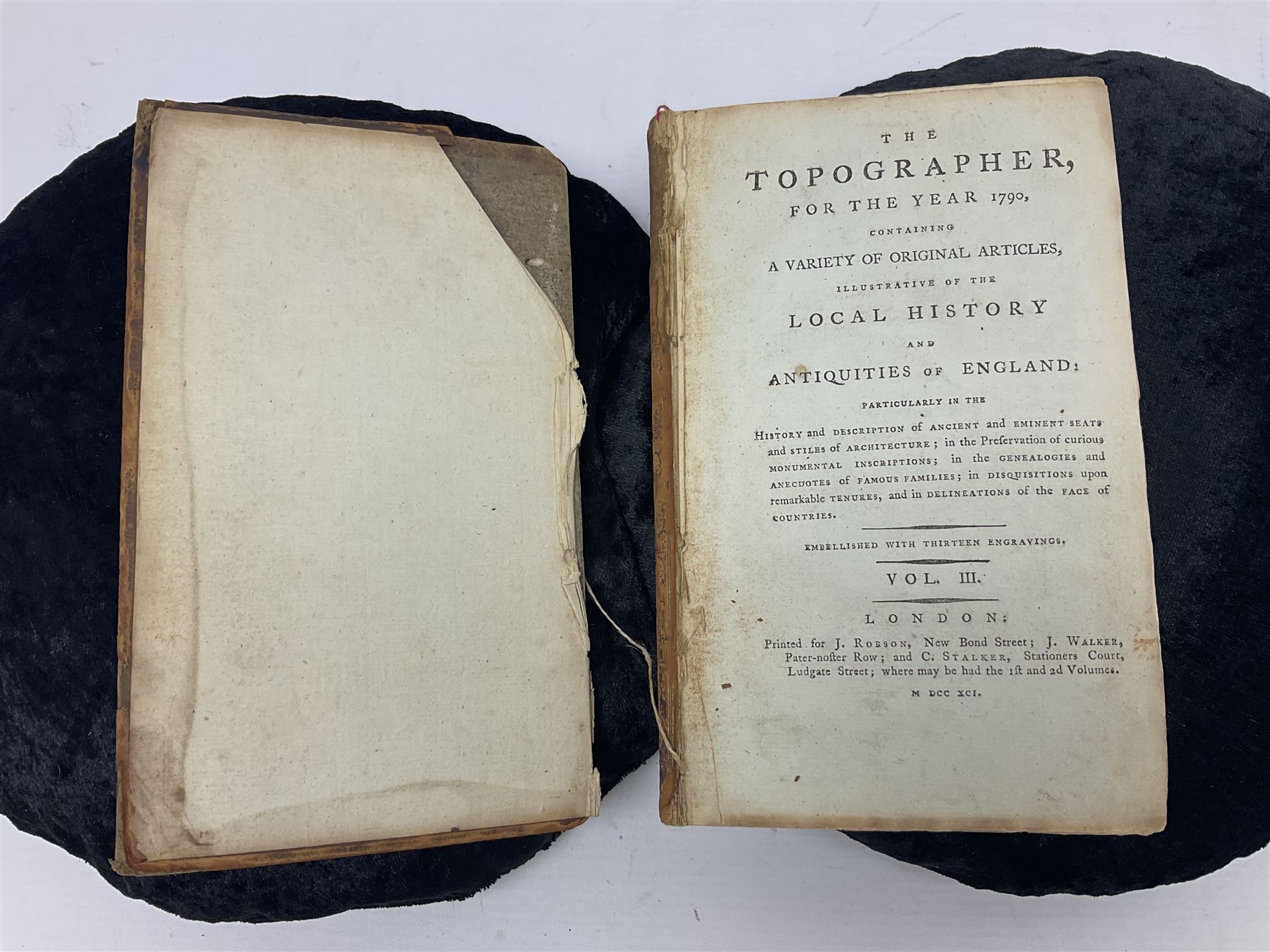 The Topographer for the year 1970 vol III and London Magazine 1750 feb-dec