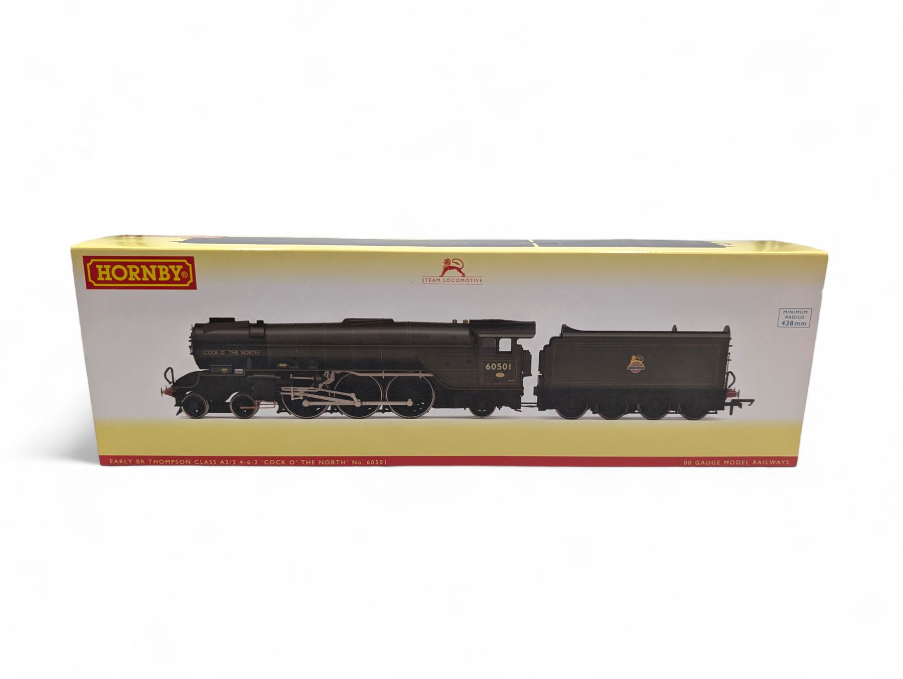 Hornby '00' gauge locomotive R3830 Early BR Thompson Class A2/2 4-6-2 Cock O' North no. 60501, boxed 