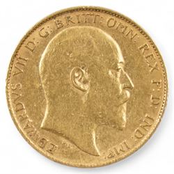 King Edward VII 1903 gold half sovereign coin