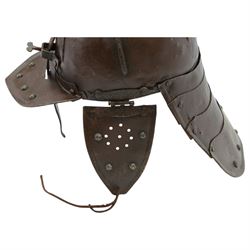 Reproduction 17th century one bar lobster tail helmet 