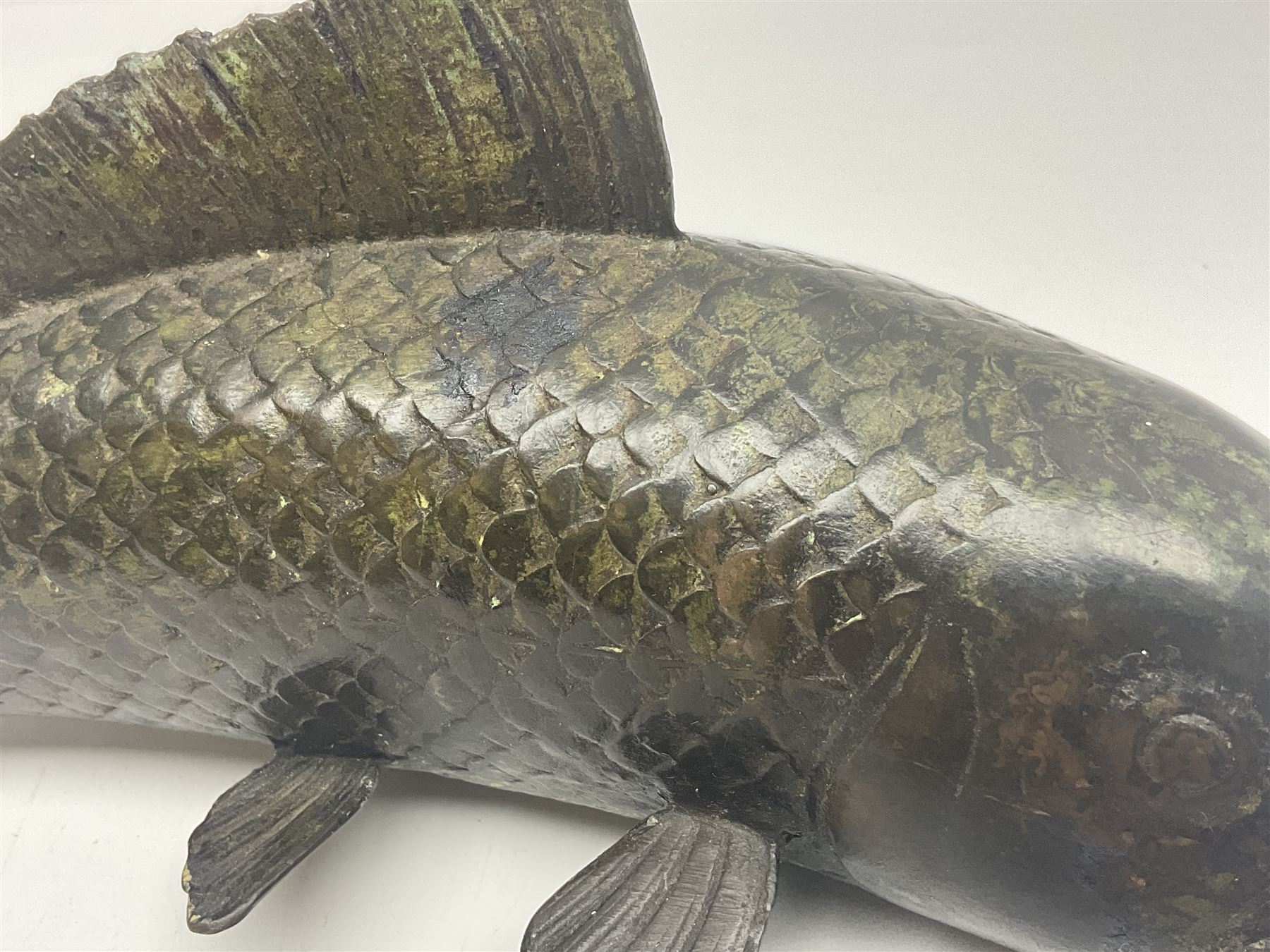 Bronze koi carp, L29cm