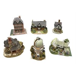 Six Lilliput Lane cottages, to include four special edition examples, including Swan and Cygnet and Hazelnut Hall, four boxed, four with deeds