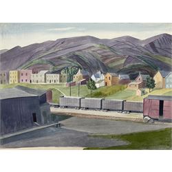 Frederick George Austin (British 1902-1990): 'Sudbury - West Ontario, Canada', watercolour...