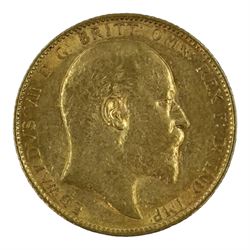 King Edward VII 1903 gold full sovereign coin