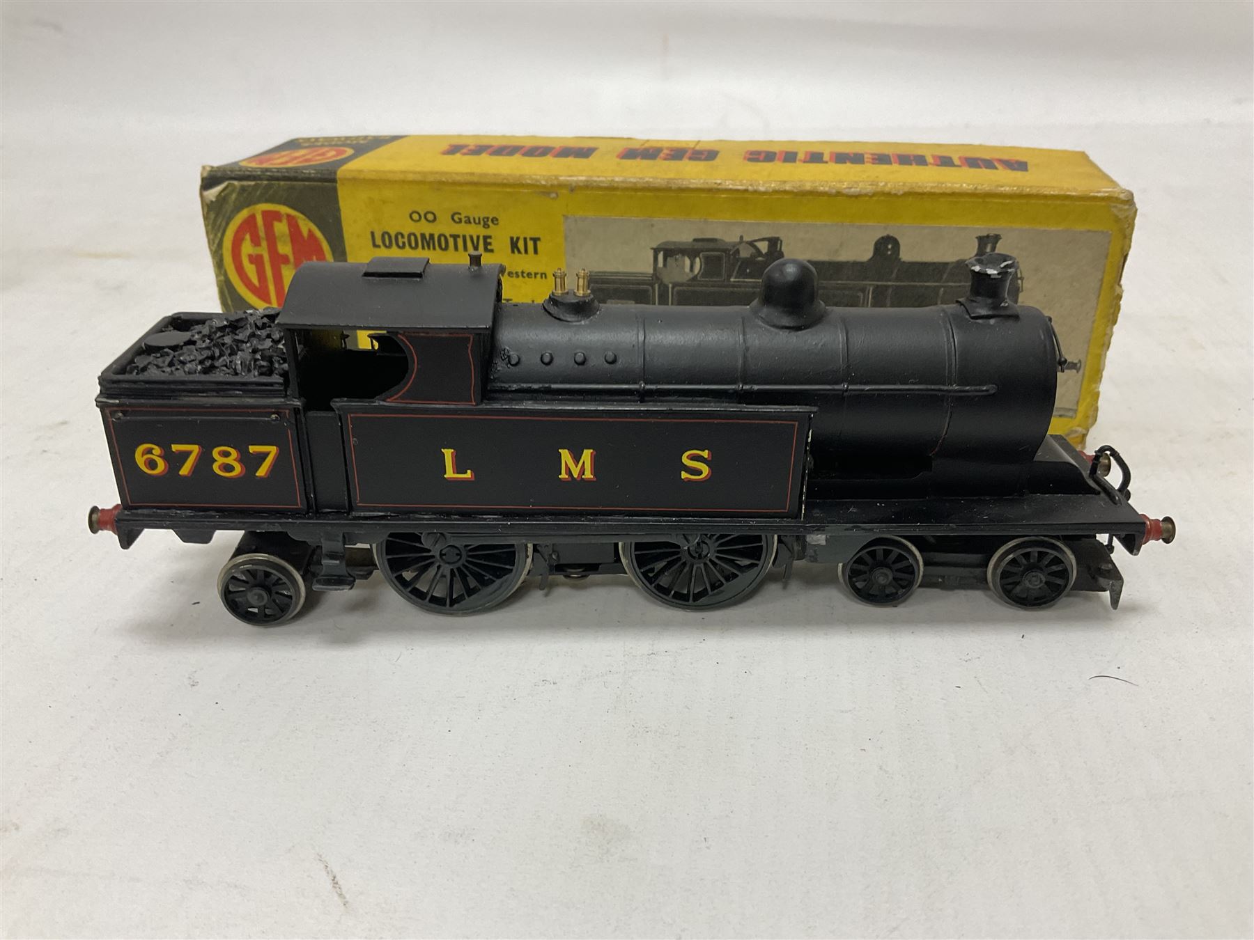 GEM ‘00’ gauge - kit built LNWR/LMS Precursor Tank 4-4-2T locomotive no.6787 finished in LMS black; with original box 