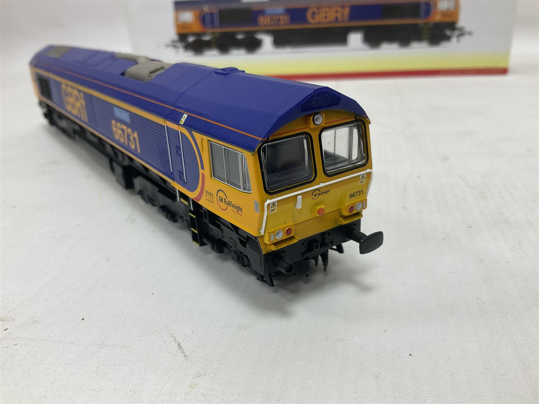 Hornby ‘00’ gauge - DCC ready GBRf Co-Co Class 66 ‘InterhubGB’ no.66731; in original box 