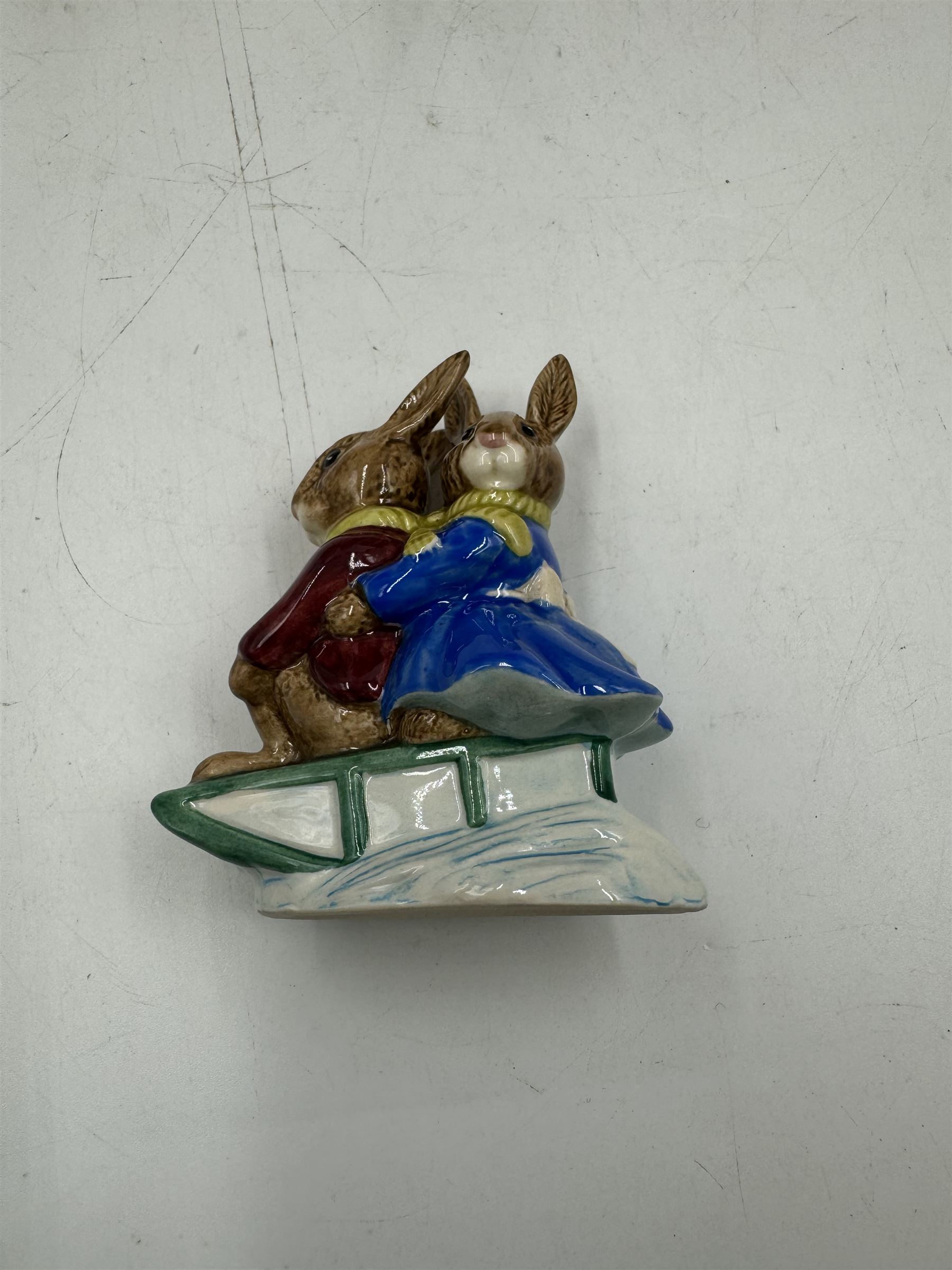 Five Royal Doulton Bunnykins figures, comprising Sleigh Ride, Eskimo, Winter Lapland, Christmas Morning, Mother and Baby, five boxes 