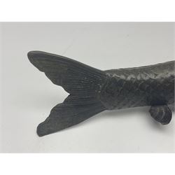 Bronze koi carp, L29cm