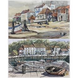 James Lishman (British 1931-2024): 'Harbour View - Fifeshire', watercolour signed and date...