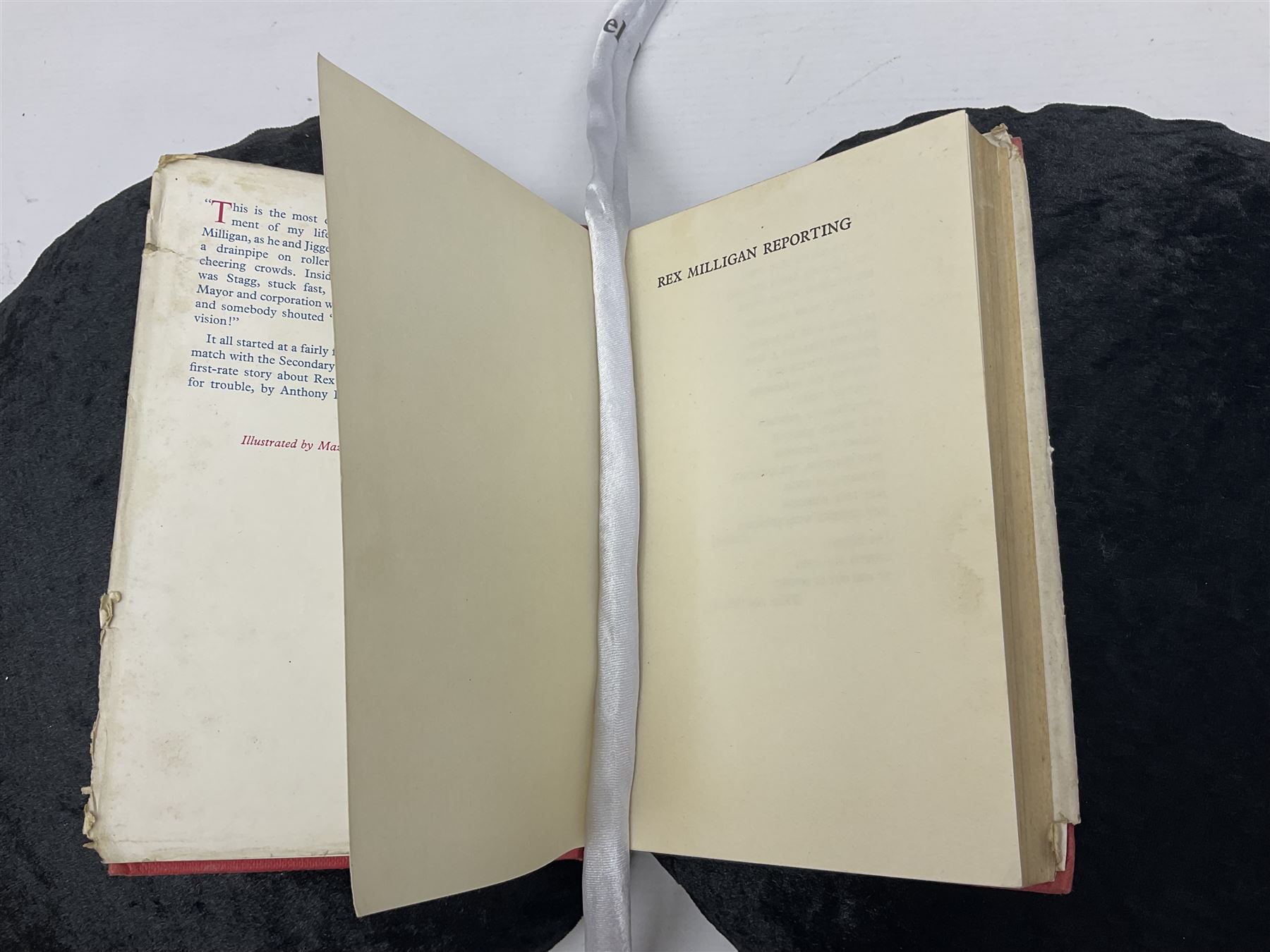 Anthony Buckeridge; Rex Milligan Reporting, first edition Lutterworth Press 1961 and Rex Milligan Raises the Roof, second impression  Lutterworth Press, 1956