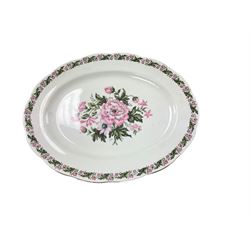 Royal Albert Cotswold pattern six dinner plates and a platter